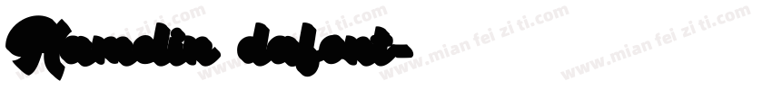 Hamelin dafont字体转换